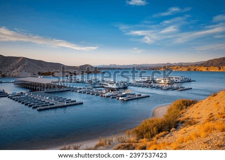 4K Image: Colorado River at Cottonwood Cove, Las Vegas Vicinity Royalty-Free Stock Photo #2397537423