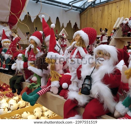 Italy, Milan: Christmas decorations in a big shopping center.