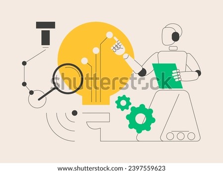 Technological revolution abstract concept vector illustration. Technological invention, ICT revolution, modern scientific innovations, machine learning progress, information era abstract metaphor. Royalty-Free Stock Photo #2397559623