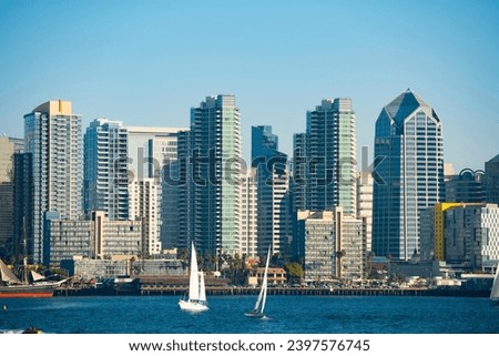 4K Image: Ocean View of San Diego Skyline with Modern Buildings