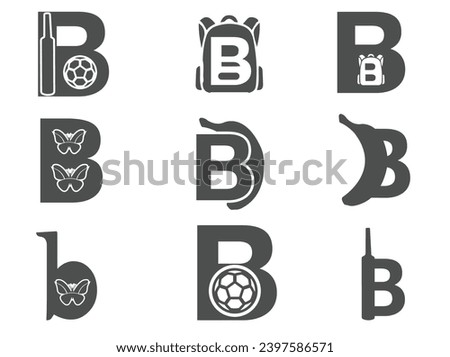 Modern creative logo template.
B Chat negative space Logo Design Vector Illustration Modern Monogram Icon. Modern Logo Design
B letter negative speech  logo design. Creative modern stylish.