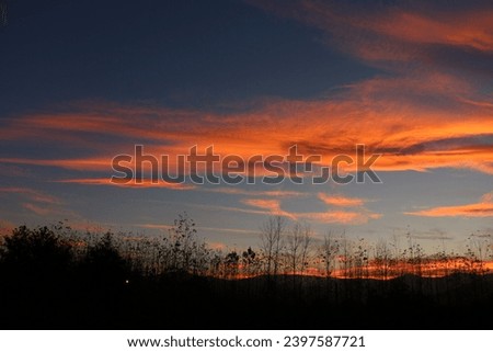 Dramatic sky very beautiful sunset yellow orange skies dusk beautiful landscape
