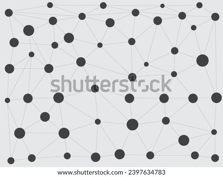 neural network technology pattern background .line point abstract textured Royalty-Free Stock Photo #2397634783