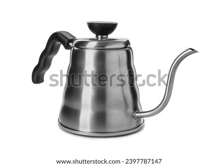 One kettle isolated on white. Coffee making Royalty-Free Stock Photo #2397787147