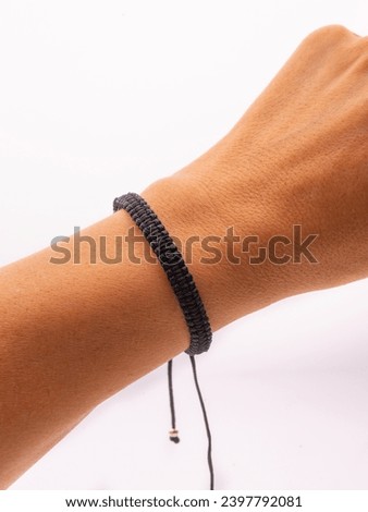 wrist bracelet on a white background