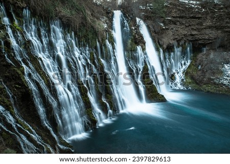Winter Waterfalls at Burney waterfalls