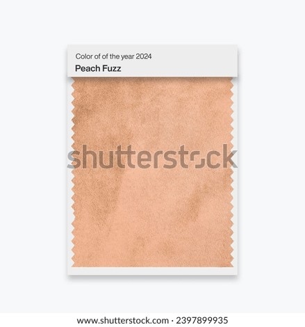 Color Peach for 2024 year Royalty-Free Stock Photo #2397899935