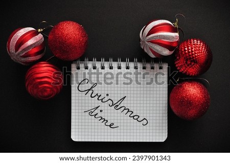 red merry christmas celebration background -  red christmas deco