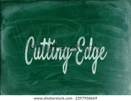 Cutting-edge - Refers to something that is innovative, advanced, or leading-edge in terms of technology or design. Keywords: innovation, technology, design. Royalty-Free Stock Photo #2397958669