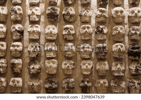 The Templo Mayor Museum in Mexico City, the top museum to learn about the Aztec Civilization Royalty-Free Stock Photo #2398047639