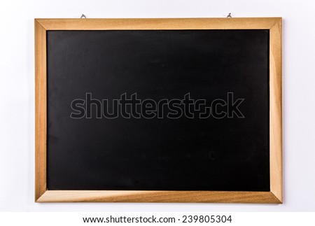 blackboard in frame