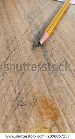 There are times when the pencil will break, there are times when the pencil is not sharp.  To be able to use it, you have to taper it again, if you don't sharpen it, it can no longer be used.
 Royalty-Free Stock Photo #2398067239