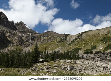 Custer Gallatin National Forest, Beartooth Mountains, Montana Royalty-Free Stock Photo #2398095209