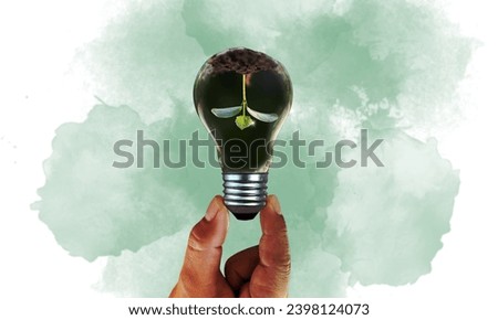 National Energy Conservation Day 2023 
International Energy Day Concept, World Environment Day National Energy Conservation Day. save the planet save energy and create a Green Eco-friendly world.  Royalty-Free Stock Photo #2398124073