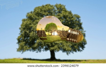 National Energy Conservation Day 2023 
International Energy Day Concept, World Environment Day National Energy Conservation Day. save the planet save energy and create a Green Eco-friendly world.  Royalty-Free Stock Photo #2398124079