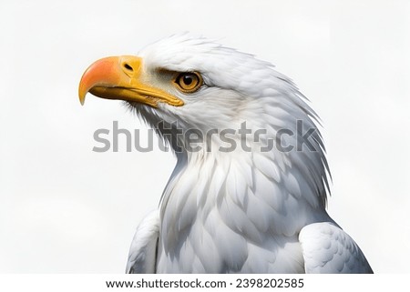 Eagle Face,The eye of a bald eagle,Nictitating membrane closed on the eye of a bald eagle
 Royalty-Free Stock Photo #2398202585