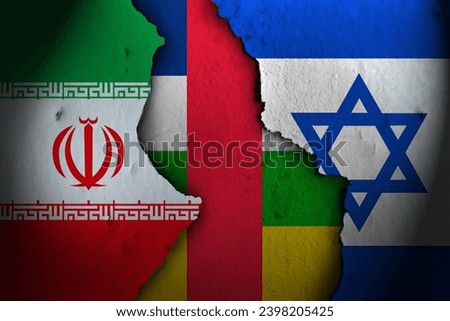 central africa between iran and Israel