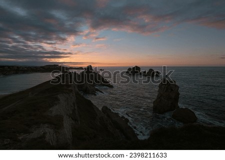 Nice sunset from the cliff