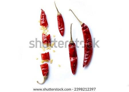 Dry red chilly it make so hot and spicy for foods