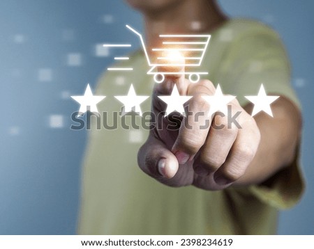 Five-Star Online Order Rating Speed of delivery and convenience in purchasing through the application Safety in purchasing products via the internet