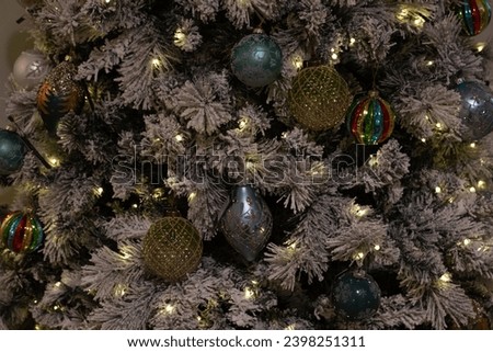 Christmas Celebrations and Christmas Decorations Background Photo, Uskudar Istanbul, Turkiye (Turkey)