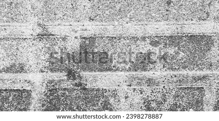 Grunge texture background, old brick wall vintage effect. Royalty high-quality free stock photo image of an abstract old white wall, distressed overlay texture. Useful as backgrounds for design