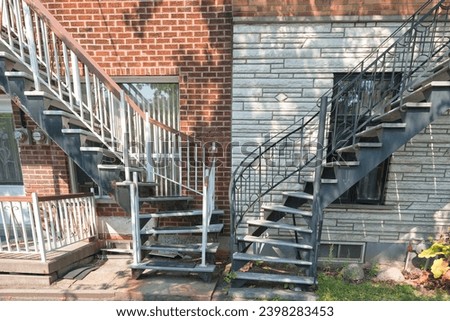 American Building Winding spiral staircase