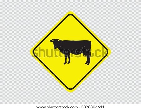 Animals Sign Warning Road Symbol Traffic Illustration 