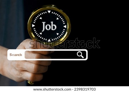 Job search concept, job search app