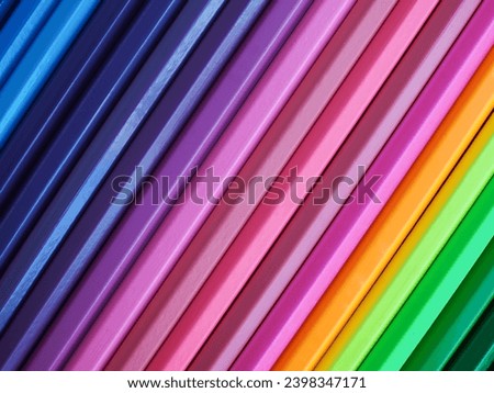 Full frame shot of color pencils for texture background