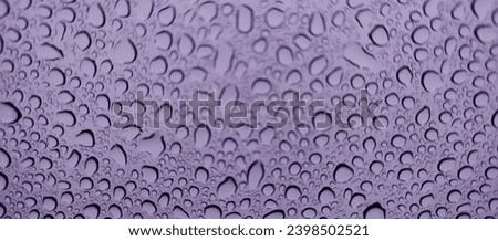 Rain drops car window picture