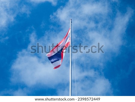 The sky and thailand flag