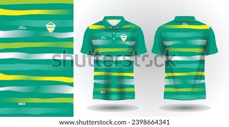 abstract turquoise or jade polo sport shirt sublimation jersey template