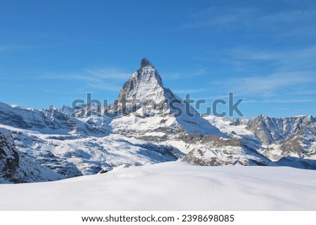 The Matterhorn in the Swiss Alps Royalty-Free Stock Photo #2398698085