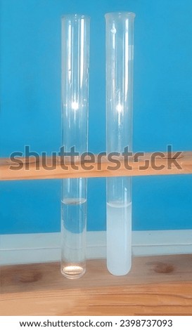 Limewater is a saturated aqueous solution of calcium hydroxide. Royalty-Free Stock Photo #2398737093