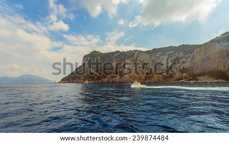 Isle of Capri in Southern Italy