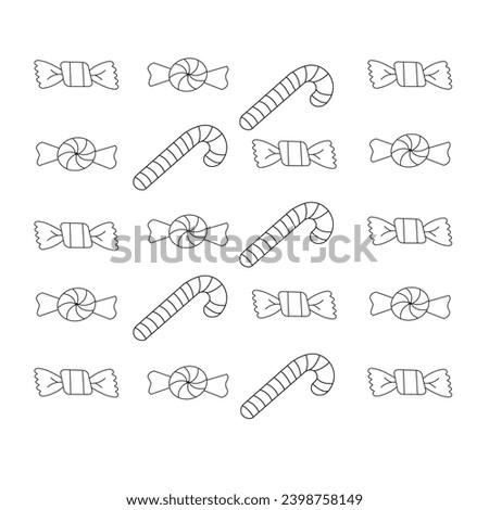 Christmas picture wrapping coloring page