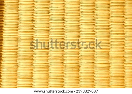 Japanese traditional culture. Tatami texture material made by weaving rushes. Royalty-Free Stock Photo #2398829887