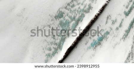 border,  abstract photographs of the frozen regions of the earth from the air, abstract naturalism.