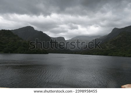 mountain and lake view landscape photo