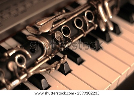 Close up of a Clarinet  Royalty-Free Stock Photo #2399102235