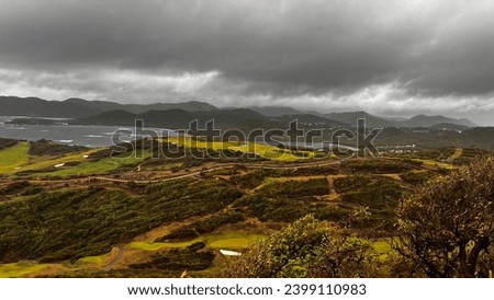 Old site of the first landings of the Amerindians Royalty-Free Stock Photo #2399110983
