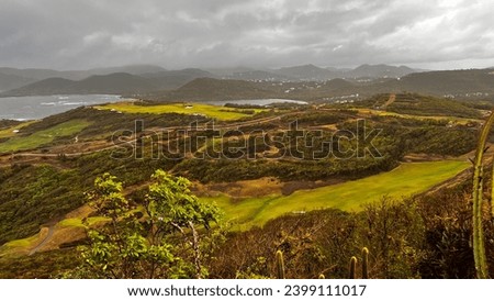 Old site of the first landings of the Amerindians Royalty-Free Stock Photo #2399111017