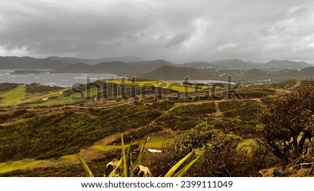 Old site of the first landings of the Amerindians Royalty-Free Stock Photo #2399111049
