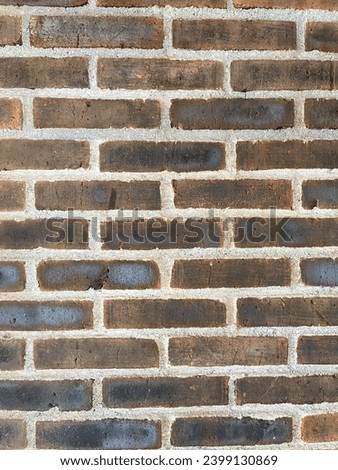 Brick wall as background. Dinding batu bata