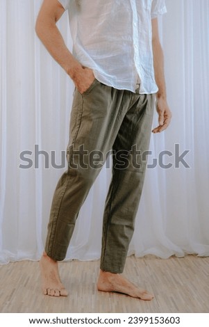 Handsome man with Short Pants