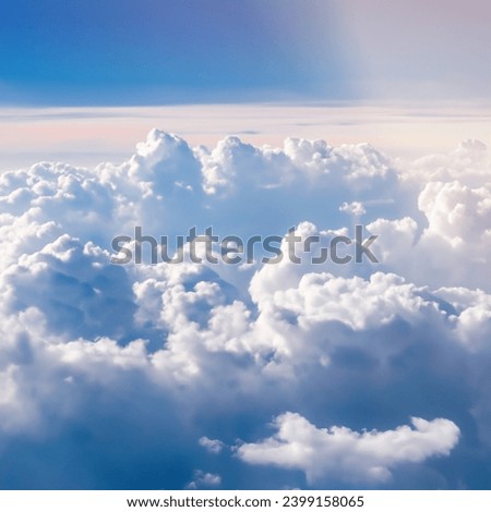 Summer day sky sunset color light sunrise and sky texture. The sky and blue sky white clouds beautiful background.
