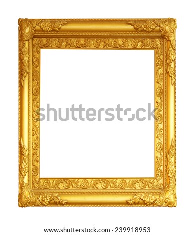 Photo frames isolated on white background.