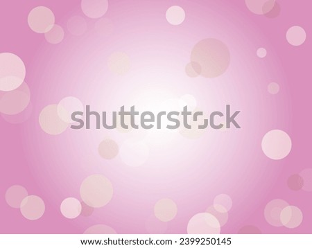 Simple fantasy image polka dot background material_pink
