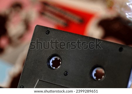 Photo of a vintage music tape cassette